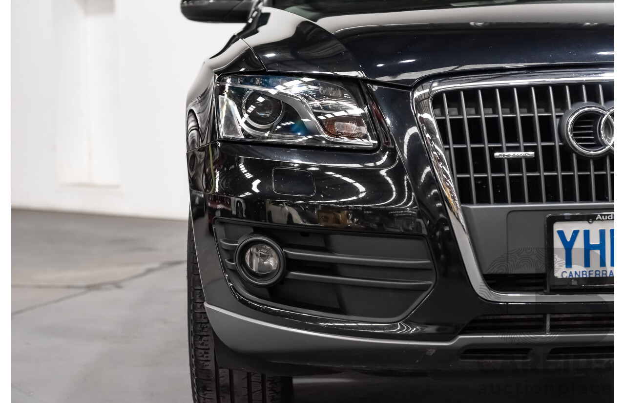 5/2010 Audi Q5 2.0 TDI Quattro (AWD) 8R MY10 4d Wagon Metallic Black Turbo Diesel 2.0L