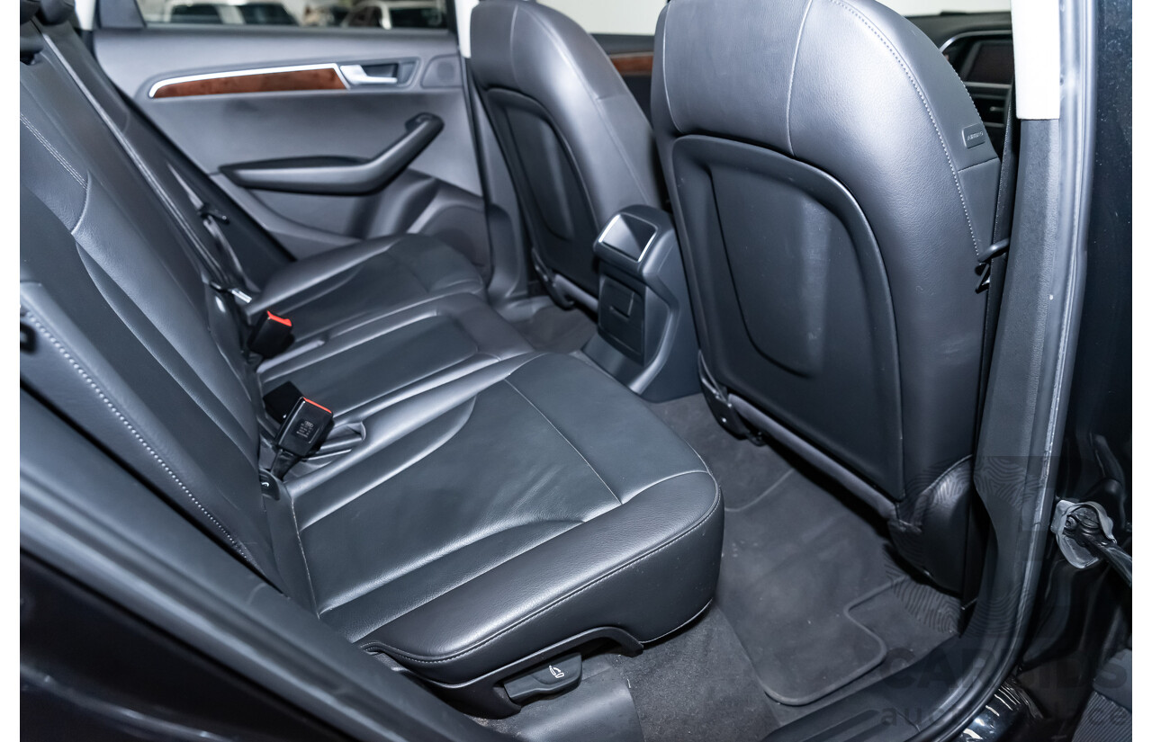 5/2010 Audi Q5 2.0 TDI Quattro (AWD) 8R MY10 4d Wagon Metallic Black Turbo Diesel 2.0L