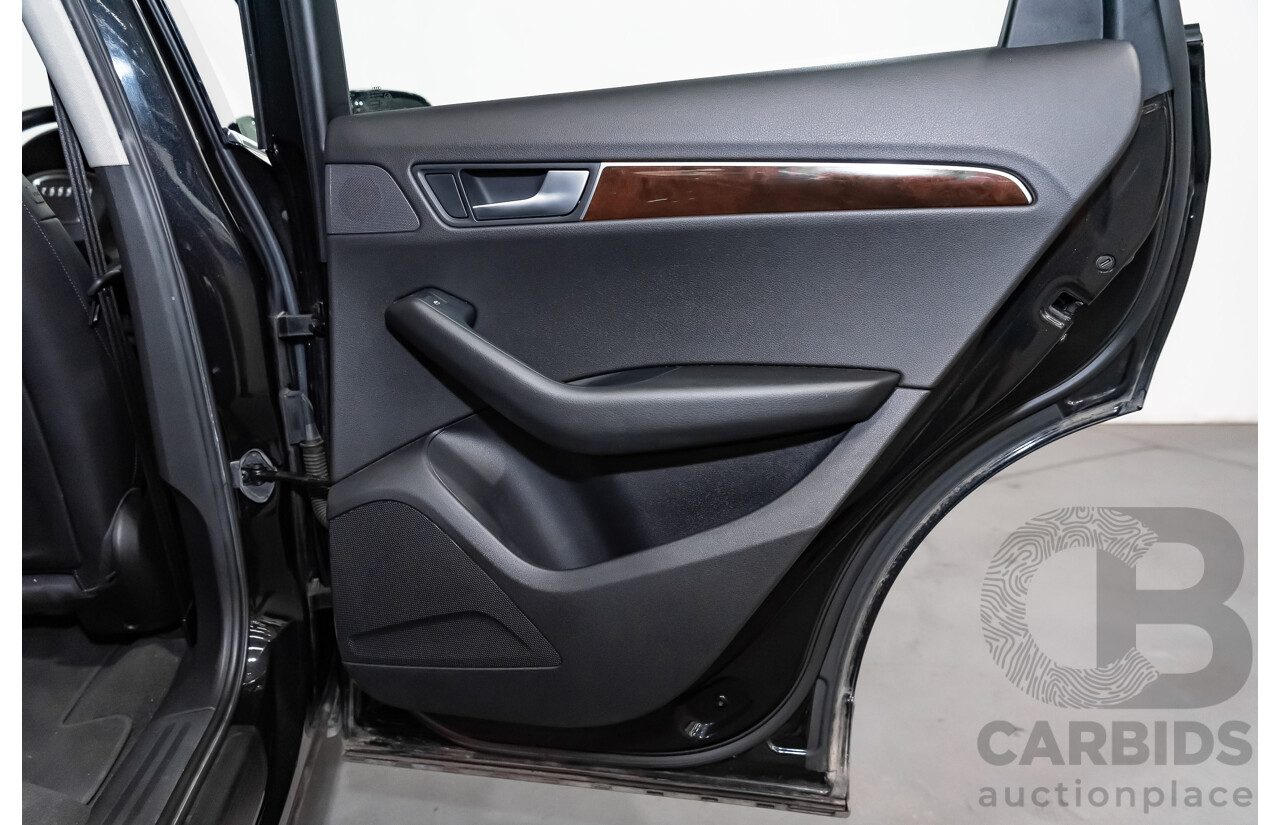 5/2010 Audi Q5 2.0 TDI Quattro (AWD) 8R MY10 4d Wagon Metallic Black Turbo Diesel 2.0L