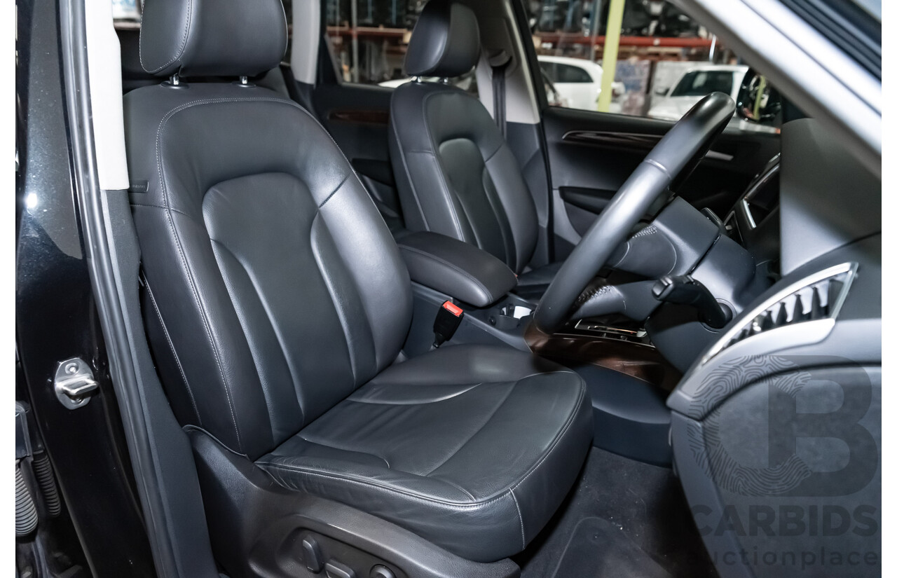 5/2010 Audi Q5 2.0 TDI Quattro (AWD) 8R MY10 4d Wagon Metallic Black Turbo Diesel 2.0L