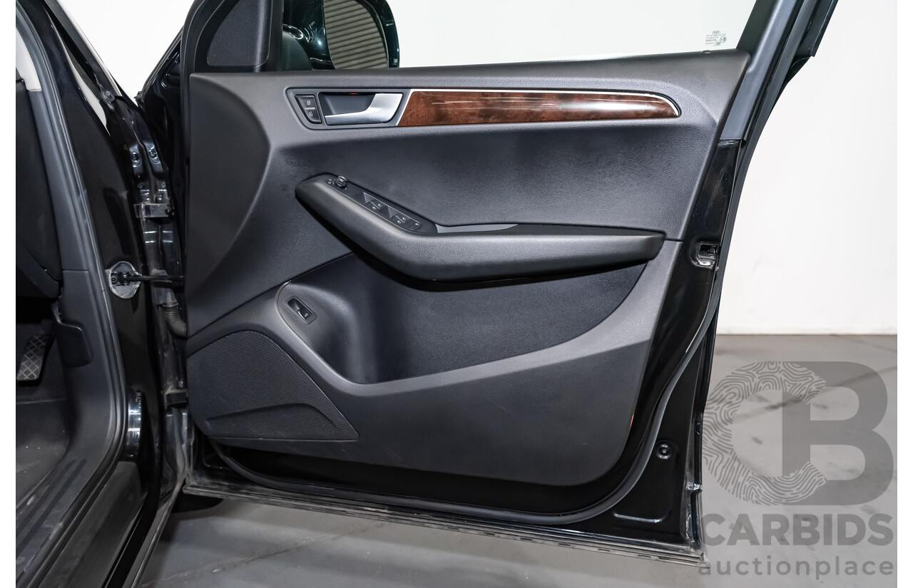 5/2010 Audi Q5 2.0 TDI Quattro (AWD) 8R MY10 4d Wagon Metallic Black Turbo Diesel 2.0L