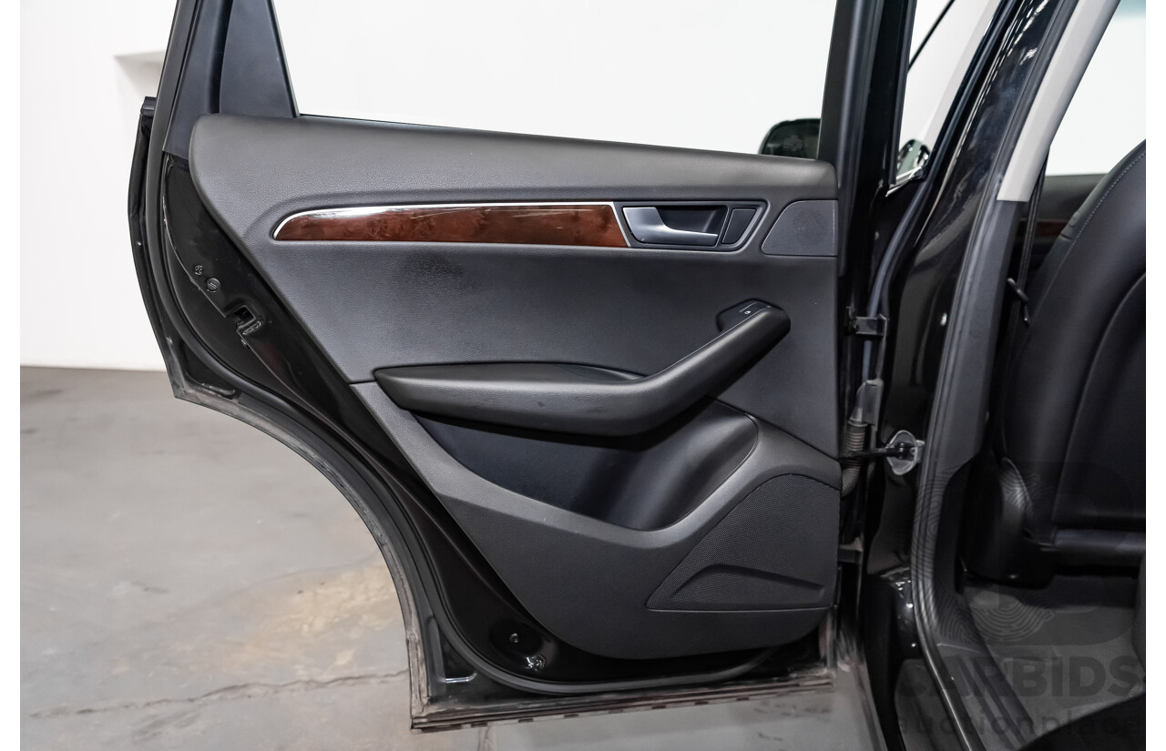 5/2010 Audi Q5 2.0 TDI Quattro (AWD) 8R MY10 4d Wagon Metallic Black Turbo Diesel 2.0L