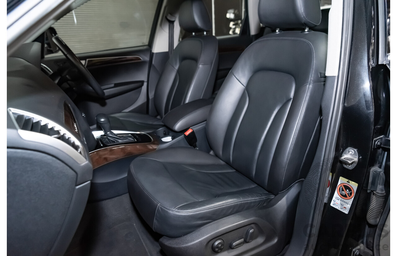5/2010 Audi Q5 2.0 TDI Quattro (AWD) 8R MY10 4d Wagon Metallic Black Turbo Diesel 2.0L