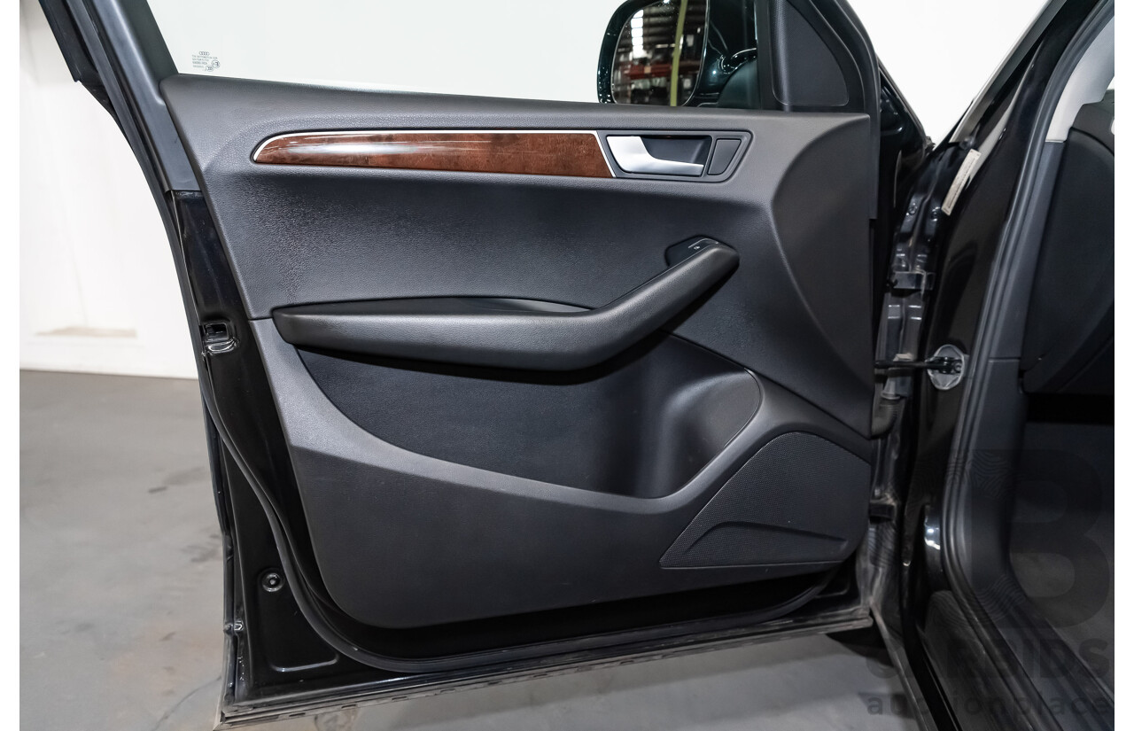 5/2010 Audi Q5 2.0 TDI Quattro (AWD) 8R MY10 4d Wagon Metallic Black Turbo Diesel 2.0L