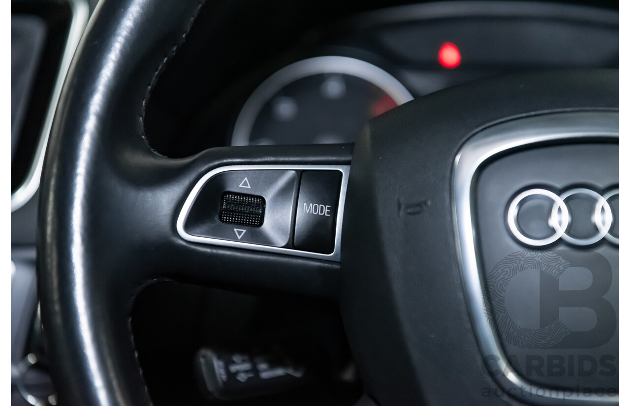 5/2010 Audi Q5 2.0 TDI Quattro (AWD) 8R MY10 4d Wagon Metallic Black Turbo Diesel 2.0L