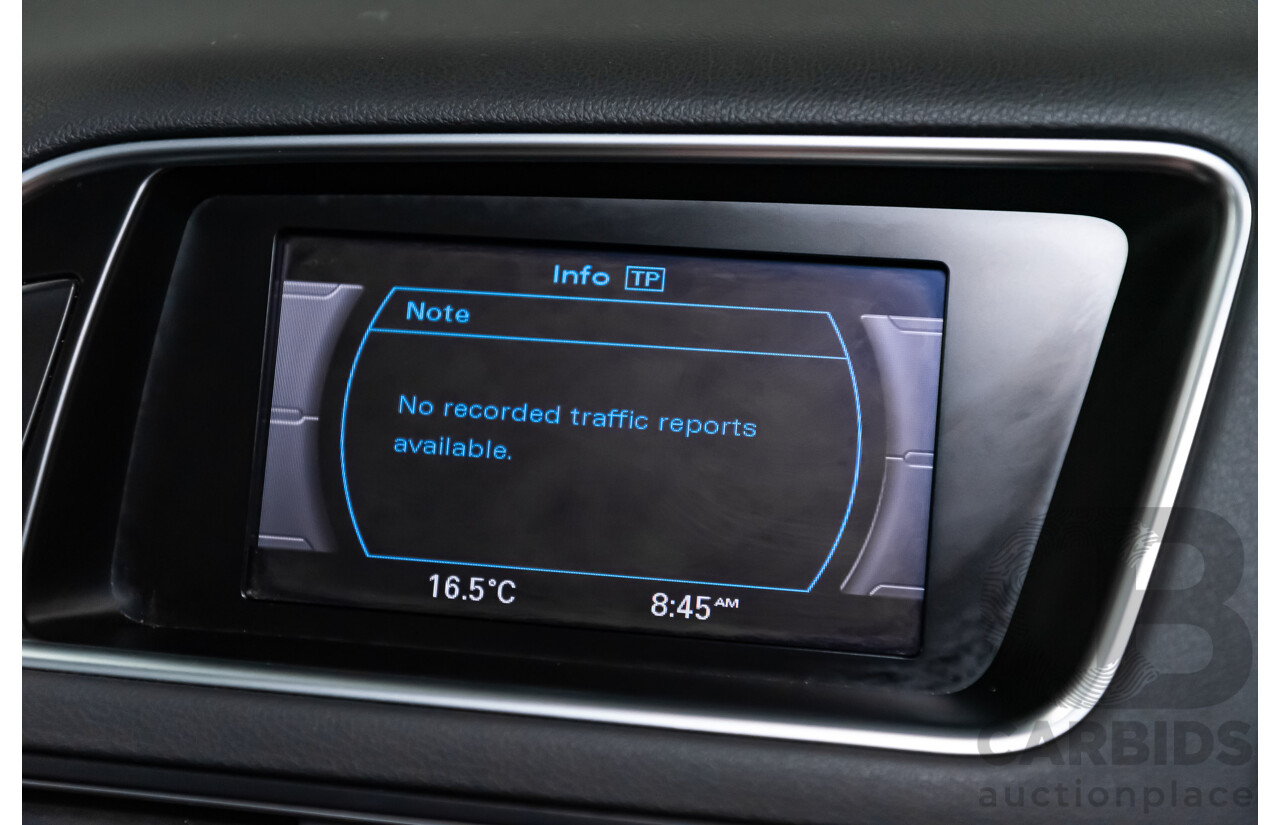 5/2010 Audi Q5 2.0 TDI Quattro (AWD) 8R MY10 4d Wagon Metallic Black Turbo Diesel 2.0L