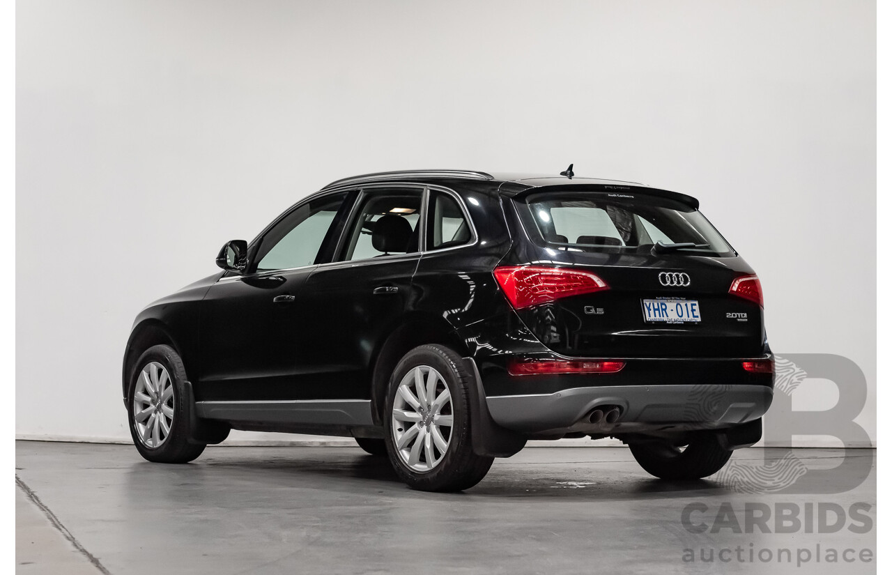 5/2010 Audi Q5 2.0 TDI Quattro (AWD) 8R MY10 4d Wagon Metallic Black Turbo Diesel 2.0L