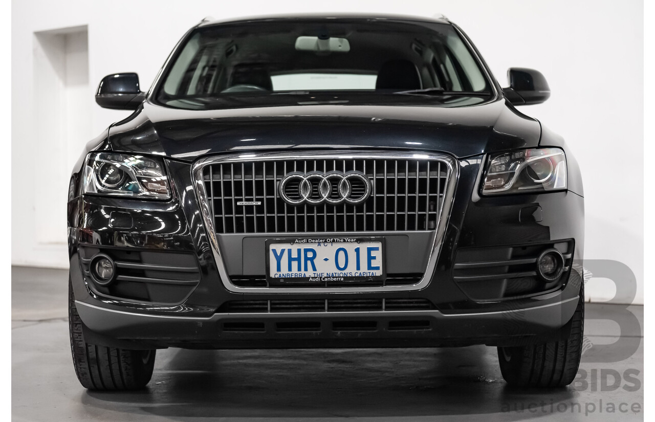 5/2010 Audi Q5 2.0 TDI Quattro (AWD) 8R MY10 4d Wagon Metallic Black Turbo Diesel 2.0L