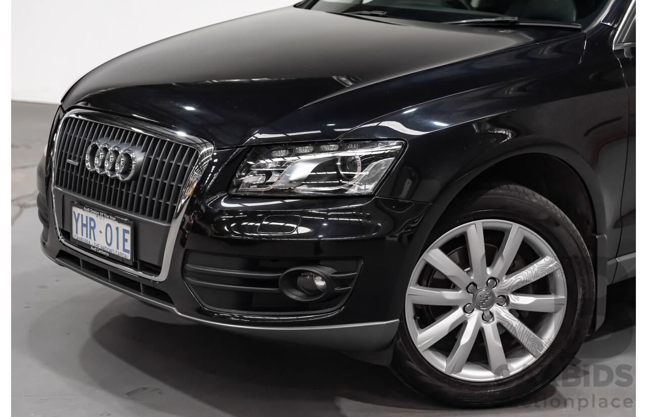 5/2010 Audi Q5 2.0 TDI Quattro (AWD) 8R MY10 4d Wagon Metallic Black Turbo Diesel 2.0L