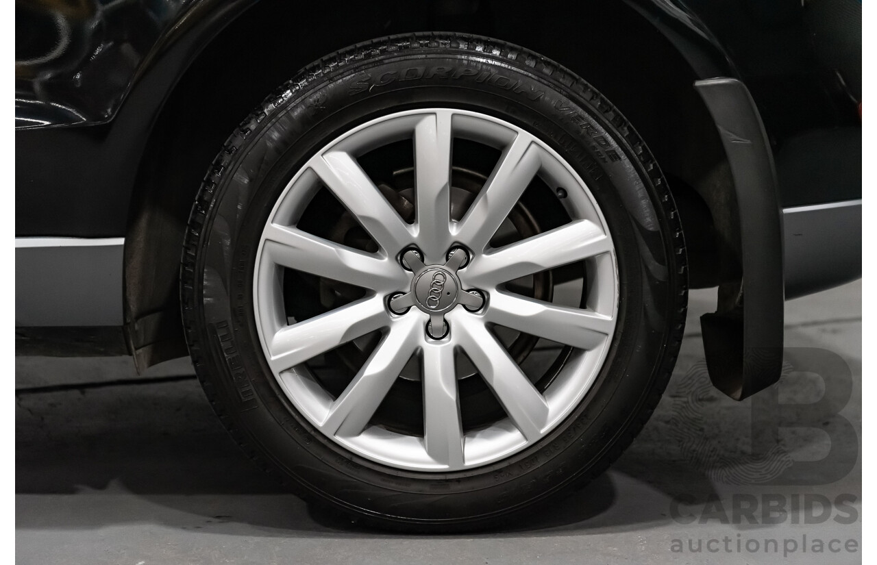 5/2010 Audi Q5 2.0 TDI Quattro (AWD) 8R MY10 4d Wagon Metallic Black Turbo Diesel 2.0L