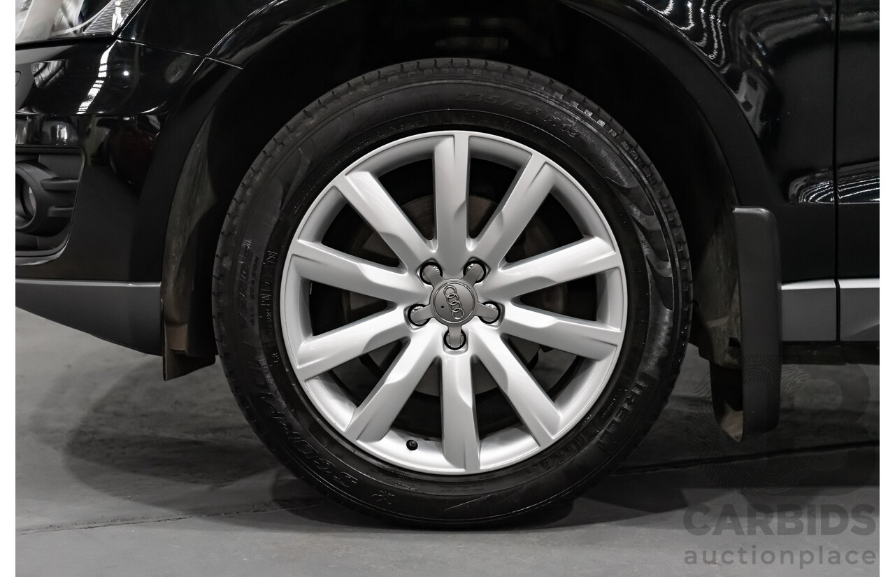 5/2010 Audi Q5 2.0 TDI Quattro (AWD) 8R MY10 4d Wagon Metallic Black Turbo Diesel 2.0L