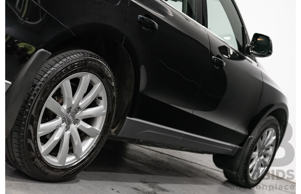 5/2010 Audi Q5 2.0 TDI Quattro (AWD) 8R MY10 4d Wagon Metallic Black Turbo Diesel 2.0L