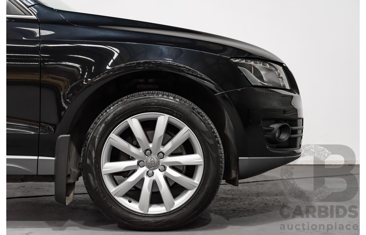 5/2010 Audi Q5 2.0 TDI Quattro (AWD) 8R MY10 4d Wagon Metallic Black Turbo Diesel 2.0L