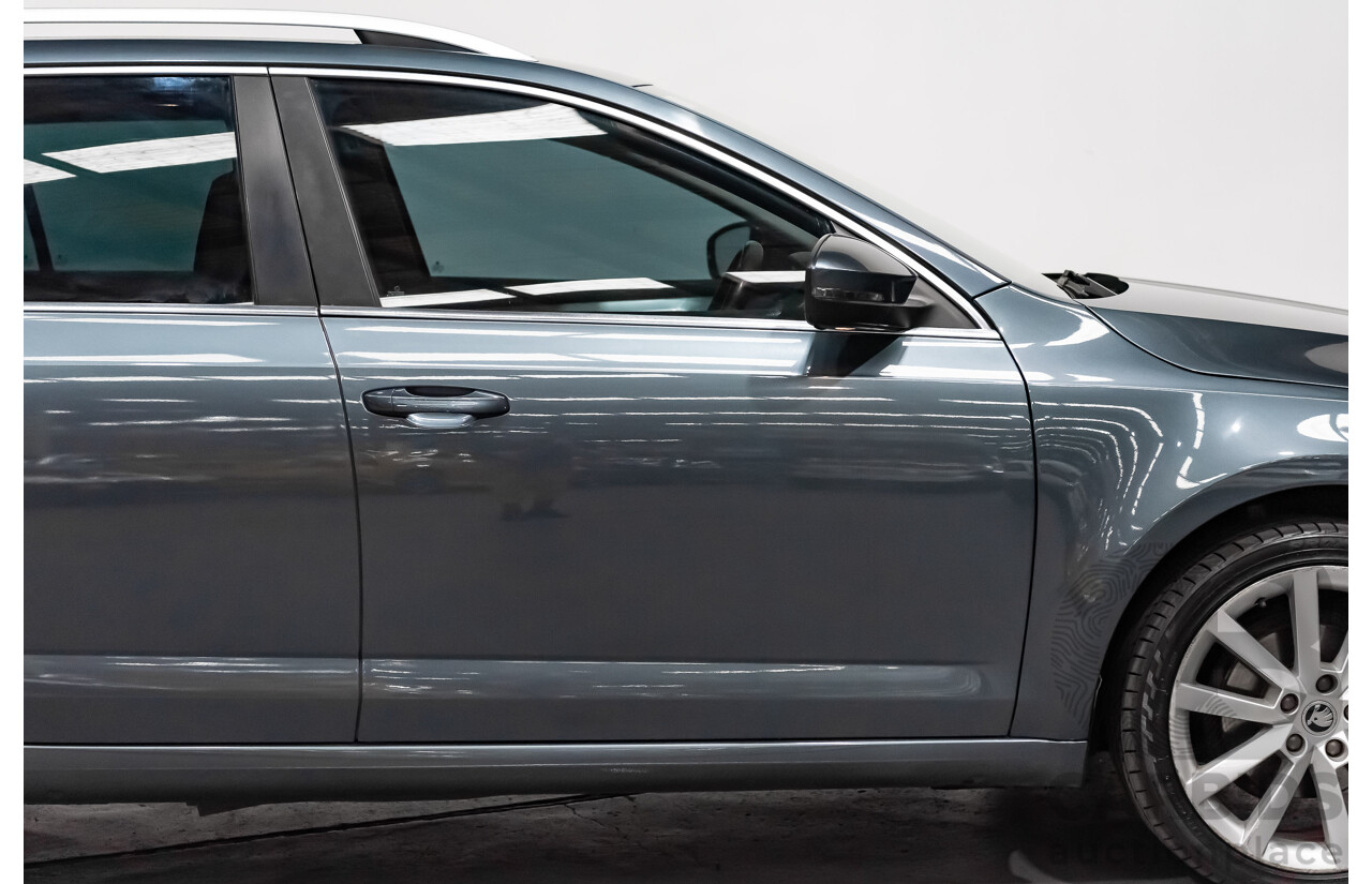 6/2015 Skoda Octavia 103 TSI Elegance NE MY15 4d Wagon Metallic Grey Turbo 1.4L