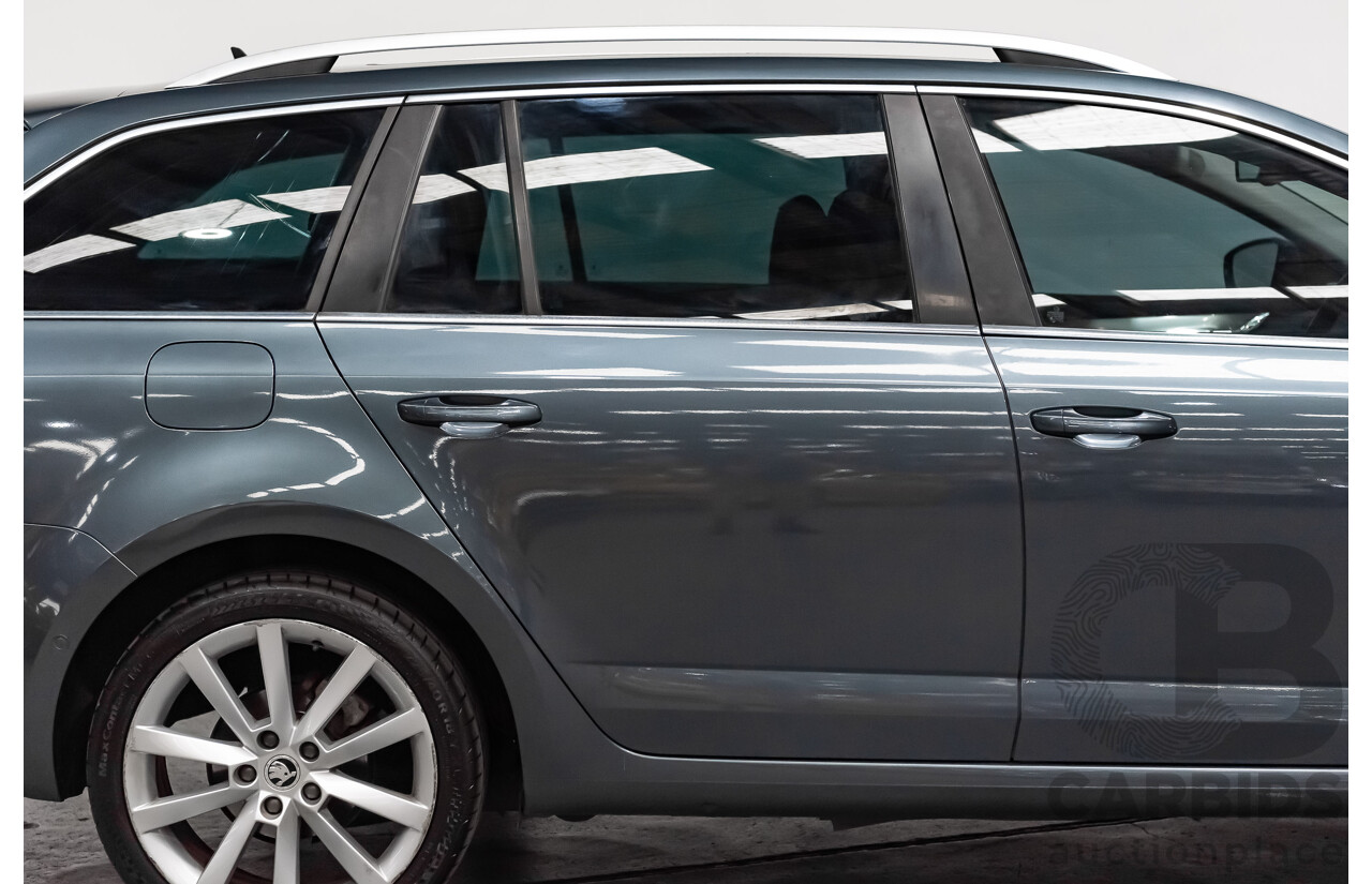 6/2015 Skoda Octavia 103 TSI Elegance NE MY15 4d Wagon Metallic Grey Turbo 1.4L