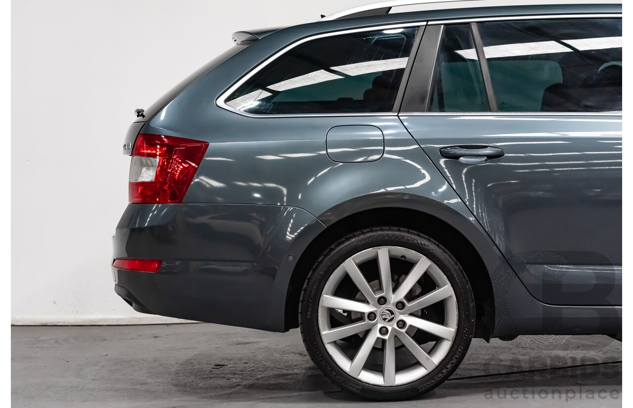 6/2015 Skoda Octavia 103 TSI Elegance NE MY15 4d Wagon Metallic Grey Turbo 1.4L