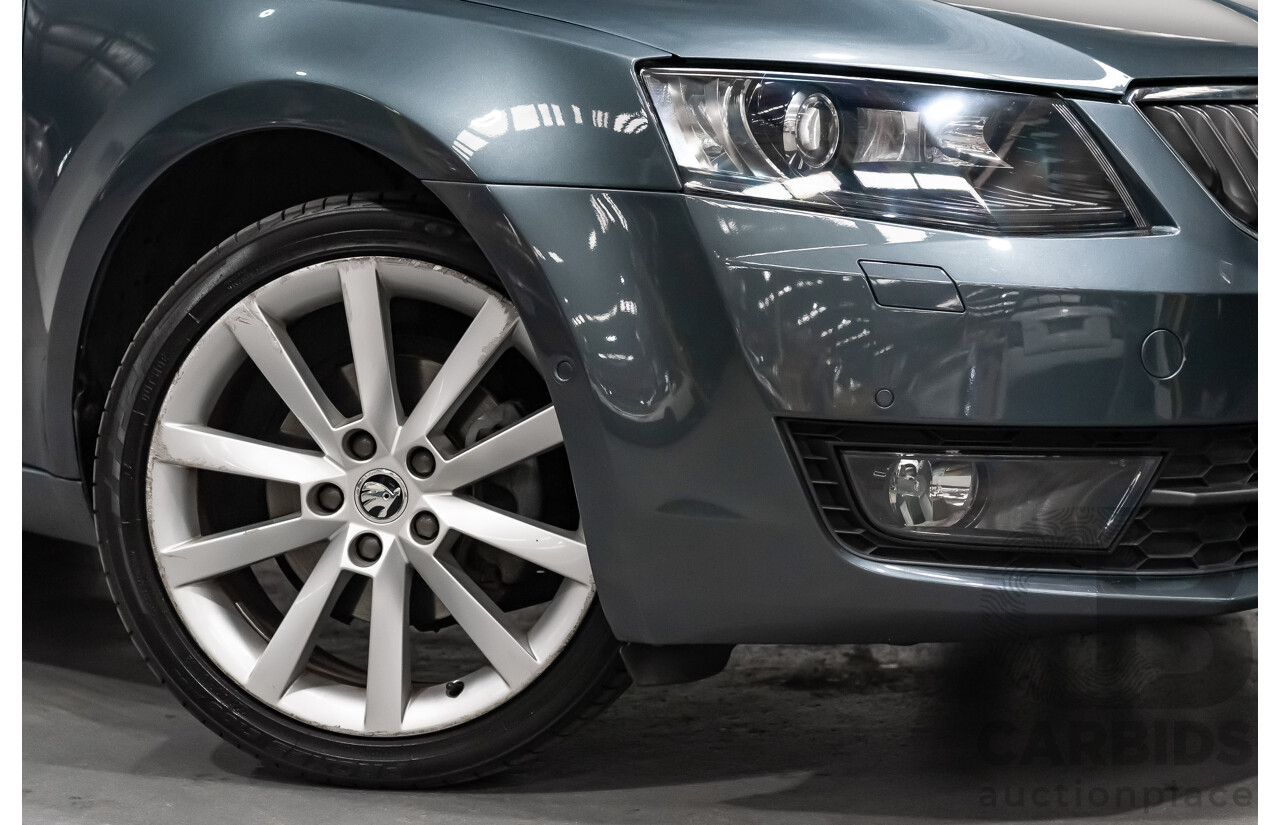 6/2015 Skoda Octavia 103 TSI Elegance NE MY15 4d Wagon Metallic Grey Turbo 1.4L