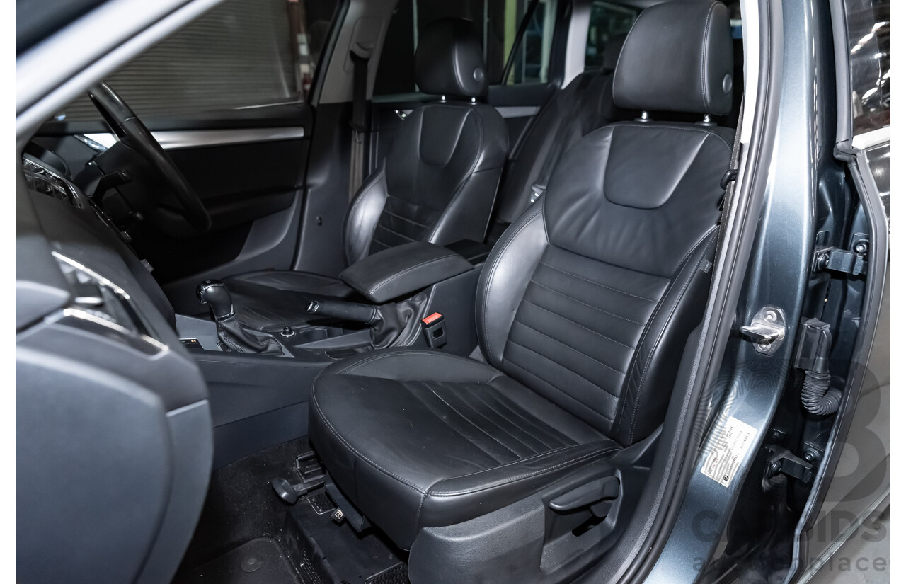 6/2015 Skoda Octavia 103 TSI Elegance NE MY15 4d Wagon Metallic Grey Turbo 1.4L