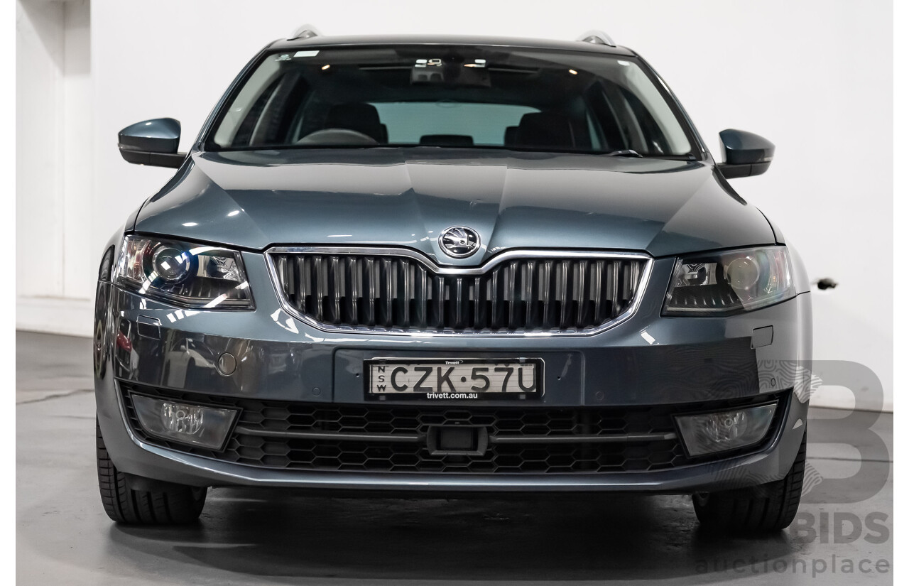 6/2015 Skoda Octavia 103 TSI Elegance NE MY15 4d Wagon Metallic Grey Turbo 1.4L