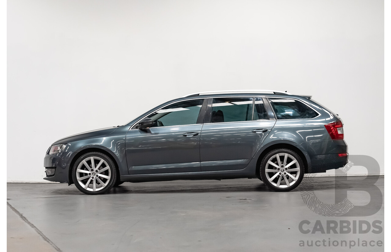 6/2015 Skoda Octavia 103 TSI Elegance NE MY15 4d Wagon Metallic Grey Turbo 1.4L