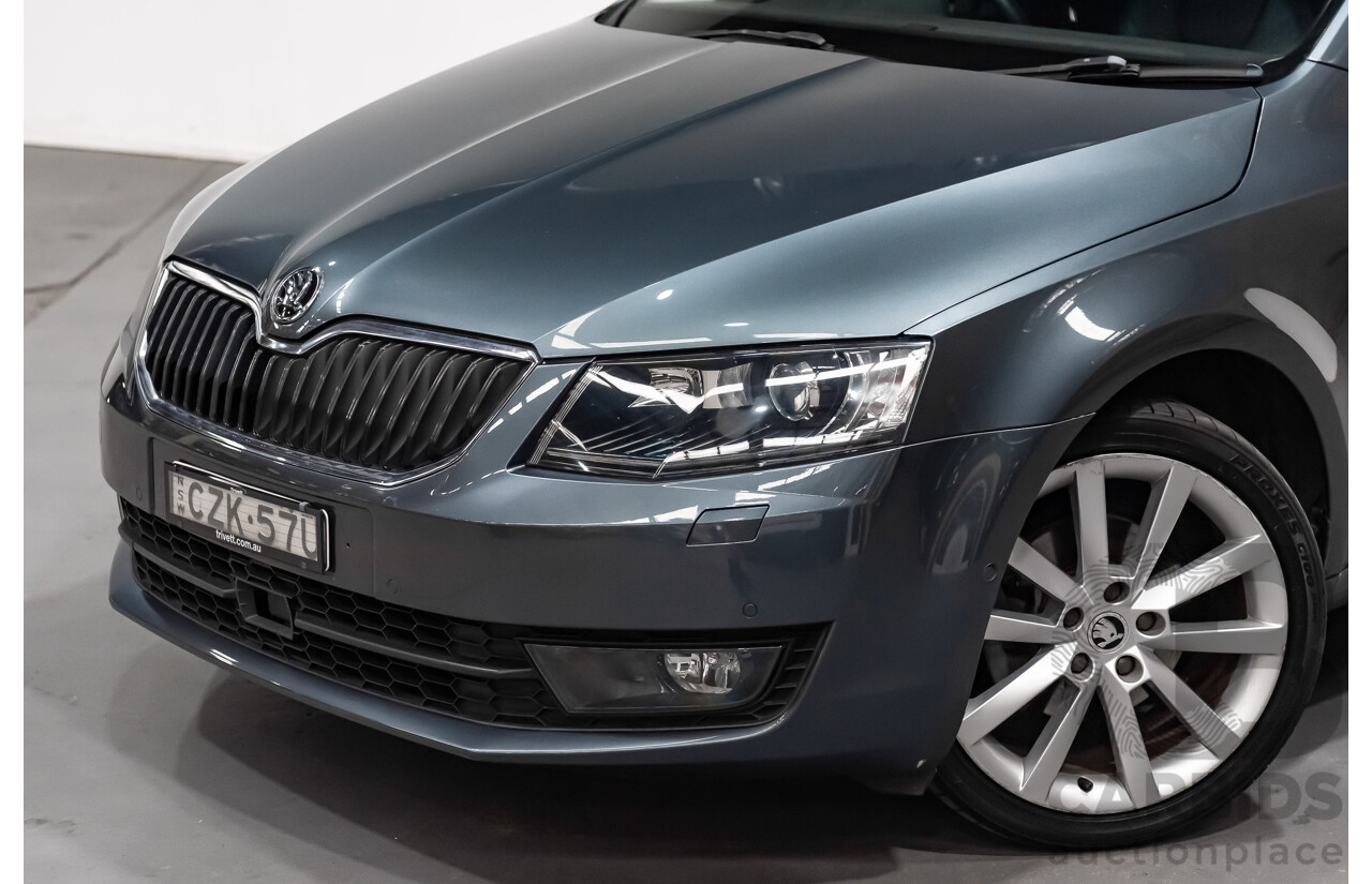 6/2015 Skoda Octavia 103 TSI Elegance NE MY15 4d Wagon Metallic Grey Turbo 1.4L