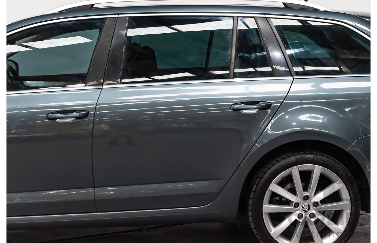 6/2015 Skoda Octavia 103 TSI Elegance NE MY15 4d Wagon Metallic Grey Turbo 1.4L