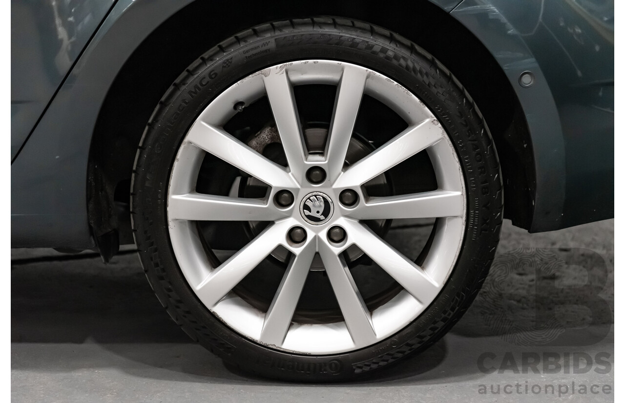 6/2015 Skoda Octavia 103 TSI Elegance NE MY15 4d Wagon Metallic Grey Turbo 1.4L