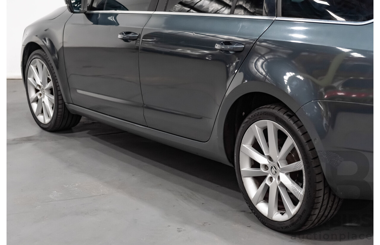 6/2015 Skoda Octavia 103 TSI Elegance NE MY15 4d Wagon Metallic Grey Turbo 1.4L