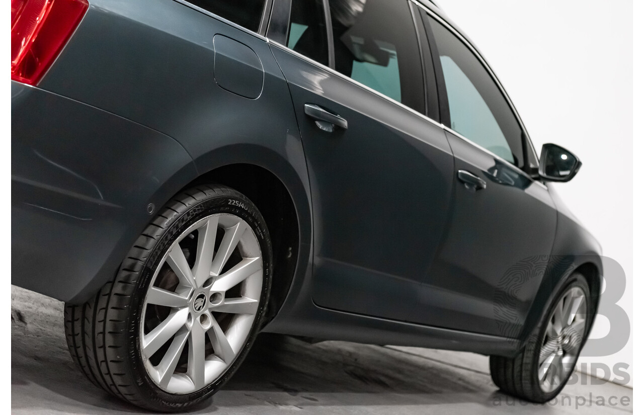 6/2015 Skoda Octavia 103 TSI Elegance NE MY15 4d Wagon Metallic Grey Turbo 1.4L