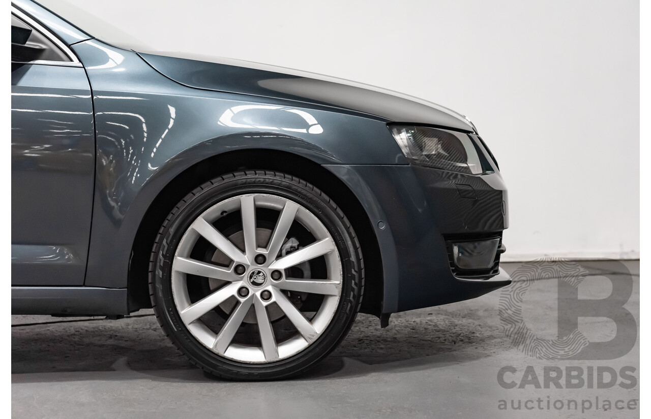 6/2015 Skoda Octavia 103 TSI Elegance NE MY15 4d Wagon Metallic Grey Turbo 1.4L