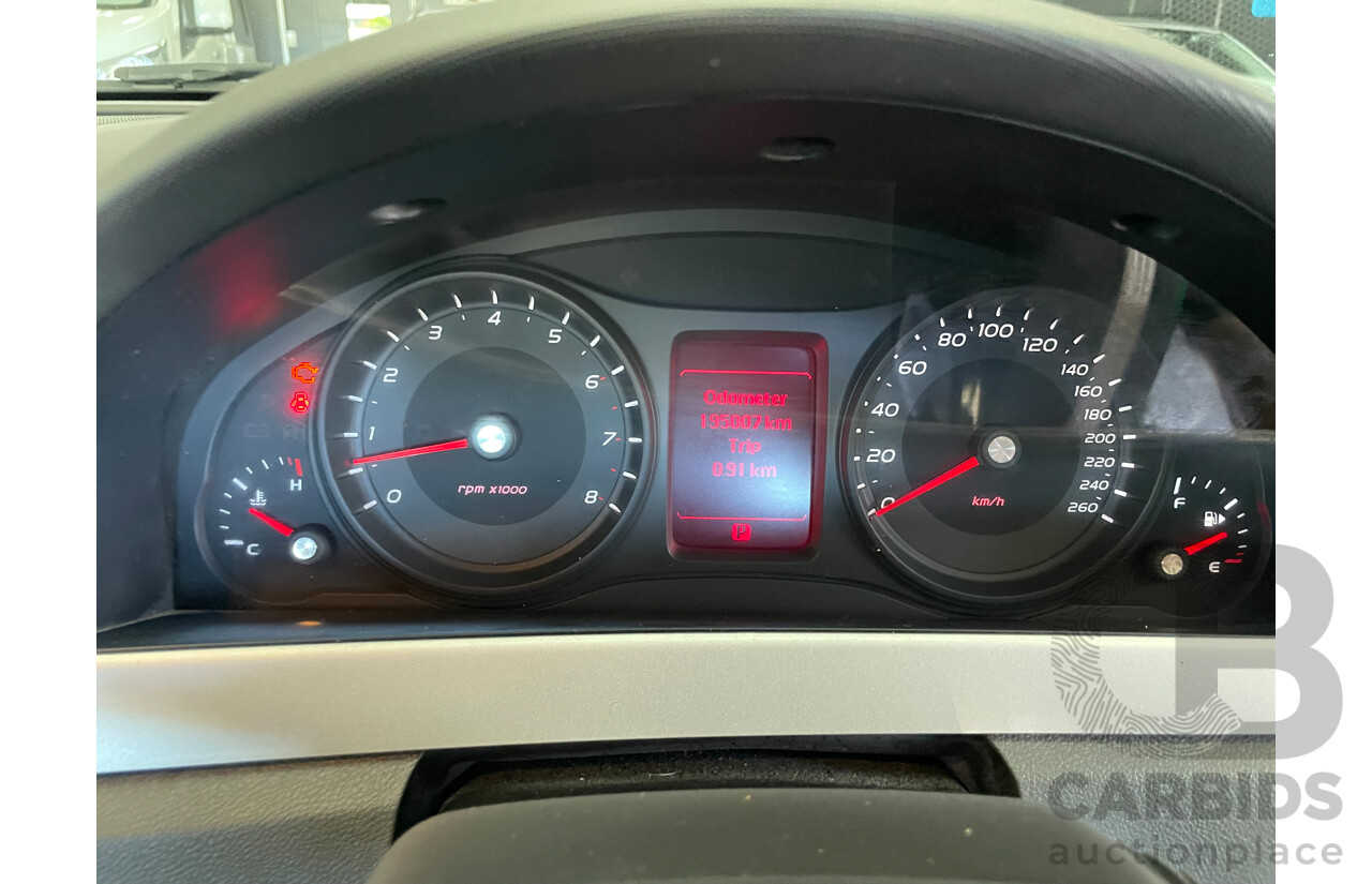 10/2010 Holden Commodore SV6 VE II 4d Sedan Green 3.6L