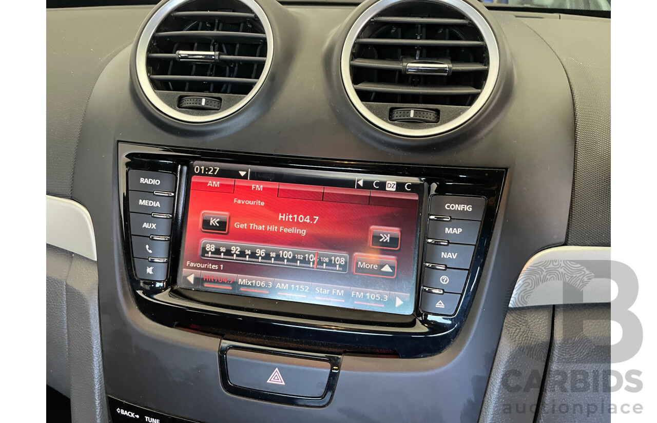 10/2010 Holden Commodore SV6 VE II 4d Sedan Green 3.6L