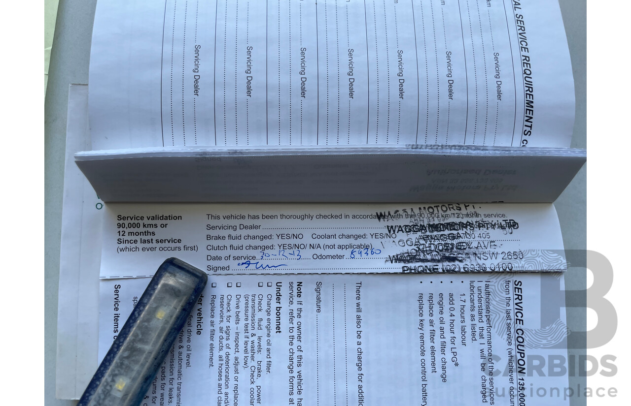 10/2010 Holden Commodore SV6 VE II 4d Sedan Green 3.6L