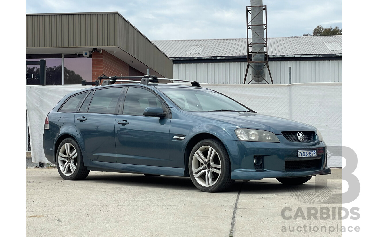 7/2009 Holden Commodore SV6 VE MY09.5 4d Sportwagon Blue 3.6L