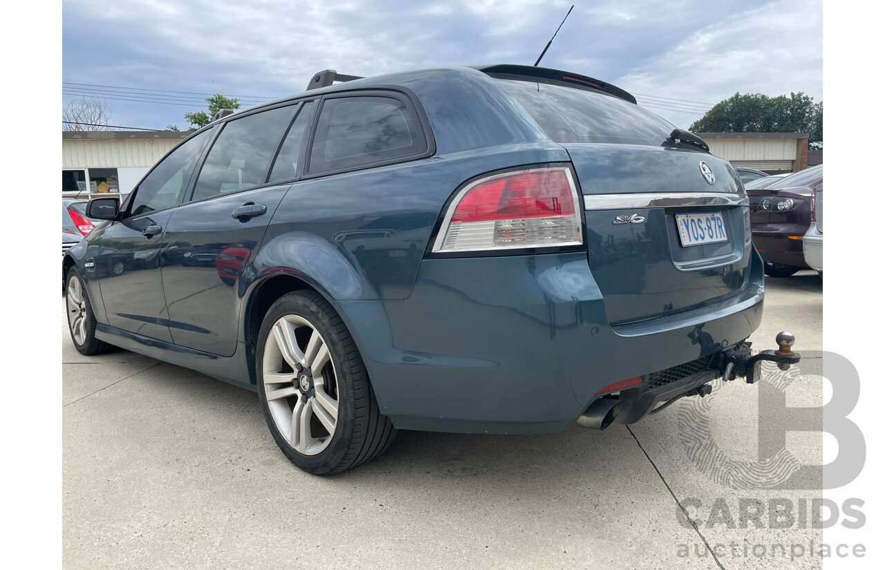 7/2009 Holden Commodore SV6 VE MY09.5 4d Sportwagon Blue 3.6L
