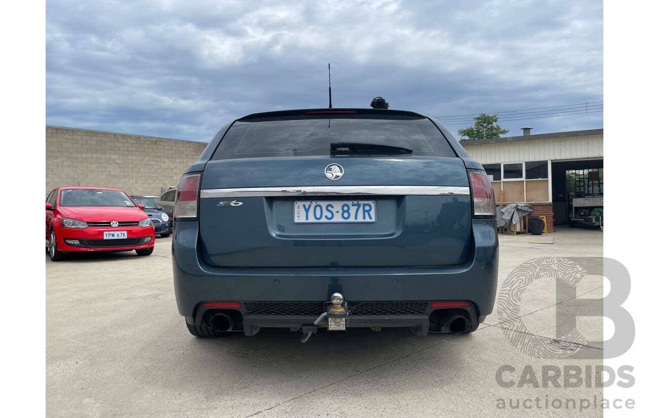 7/2009 Holden Commodore SV6 VE MY09.5 4d Sportwagon Blue 3.6L