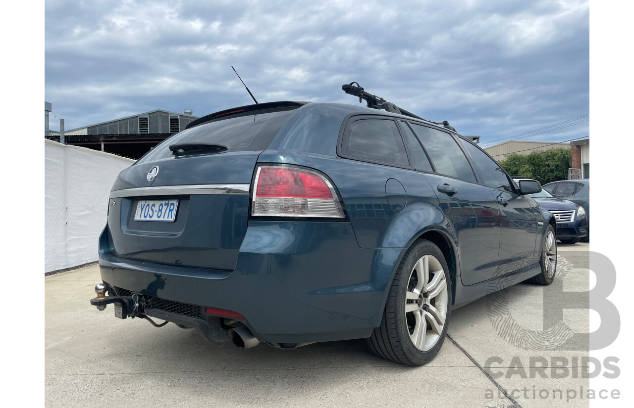 7/2009 Holden Commodore SV6 VE MY09.5 4d Sportwagon Blue 3.6L