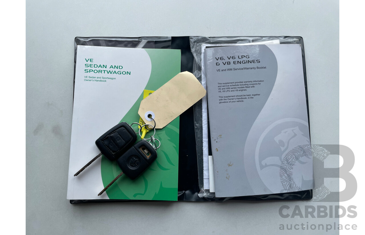 7/2009 Holden Commodore SV6 VE MY09.5 4d Sportwagon Blue 3.6L