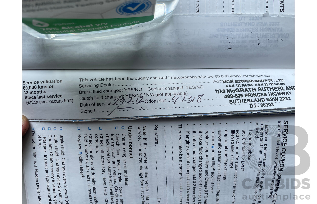 7/2009 Holden Commodore SV6 VE MY09.5 4d Sportwagon Blue 3.6L