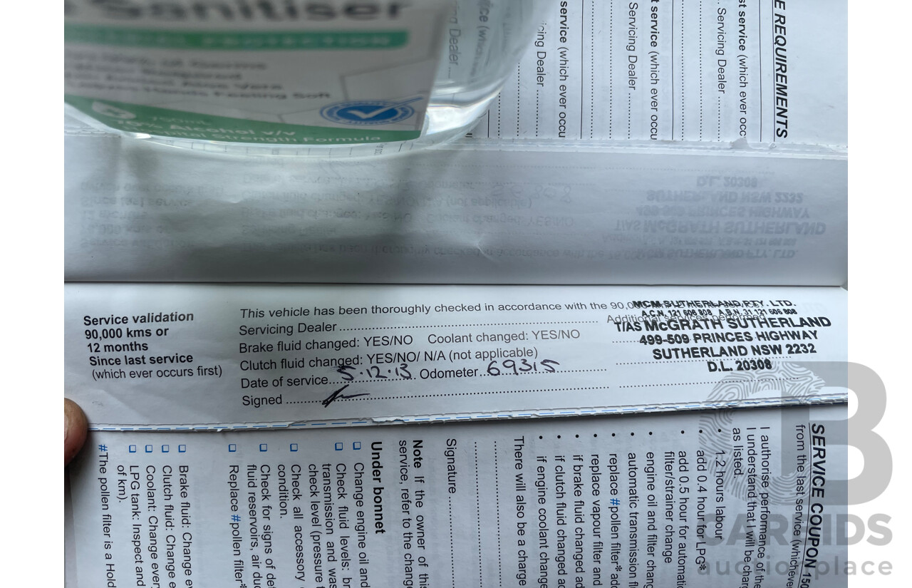 7/2009 Holden Commodore SV6 VE MY09.5 4d Sportwagon Blue 3.6L