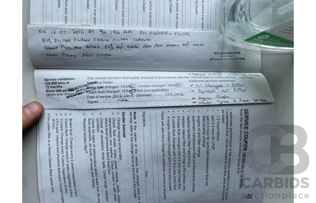 7/2009 Holden Commodore SV6 VE MY09.5 4d Sportwagon Blue 3.6L