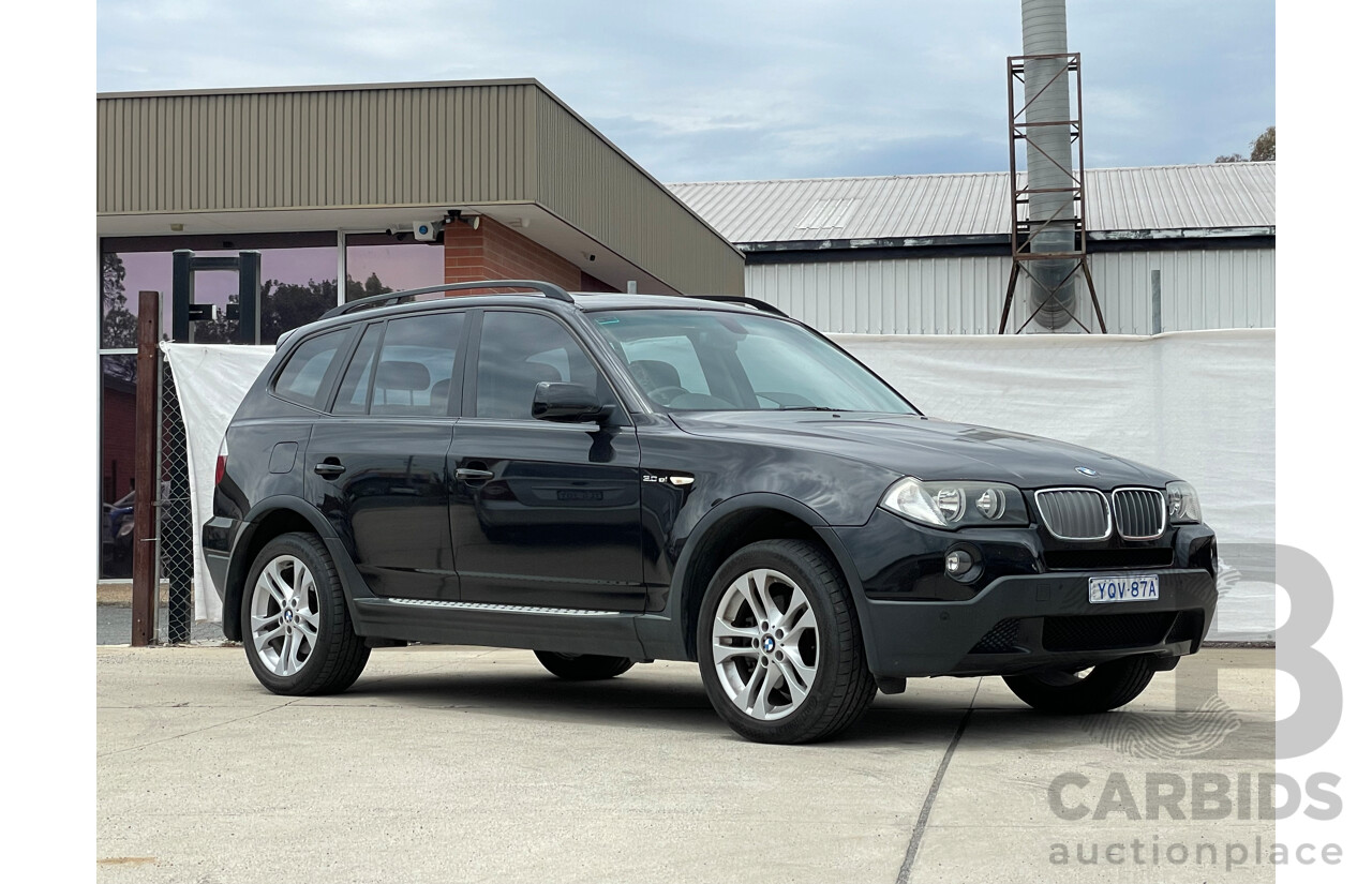 2/2007 Bmw X3 3.0si E83 MY07 4d Wagon Black 3.0L