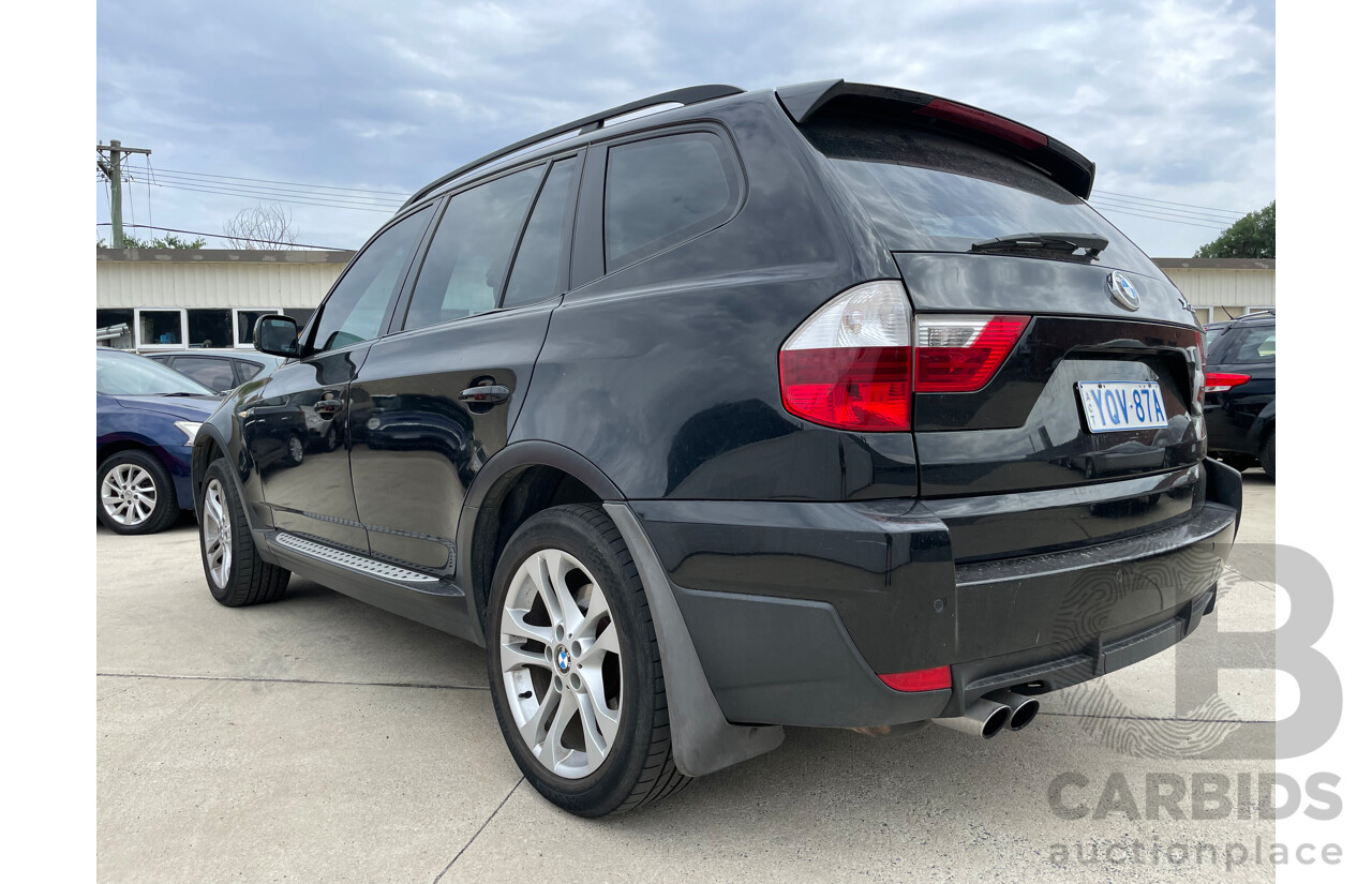 2/2007 Bmw X3 3.0si E83 MY07 4d Wagon Black 3.0L