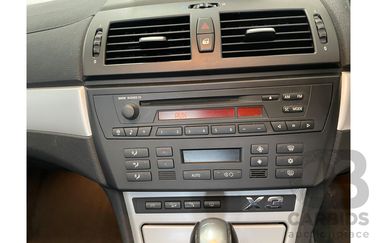 2/2007 Bmw X3 3.0si E83 MY07 4d Wagon Black 3.0L