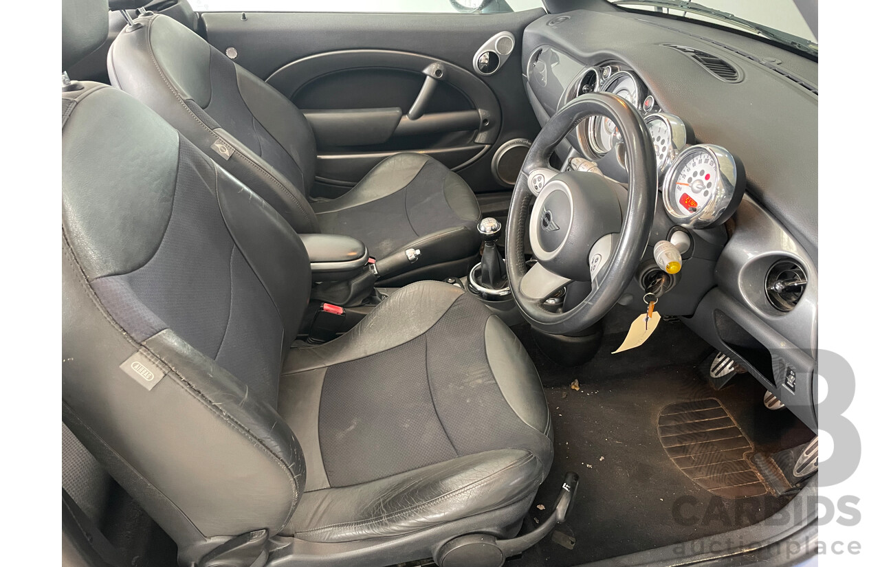 2/2006 Mini Cooper S R50 2d Cabriolet Cool Blue Metallic 1.6L