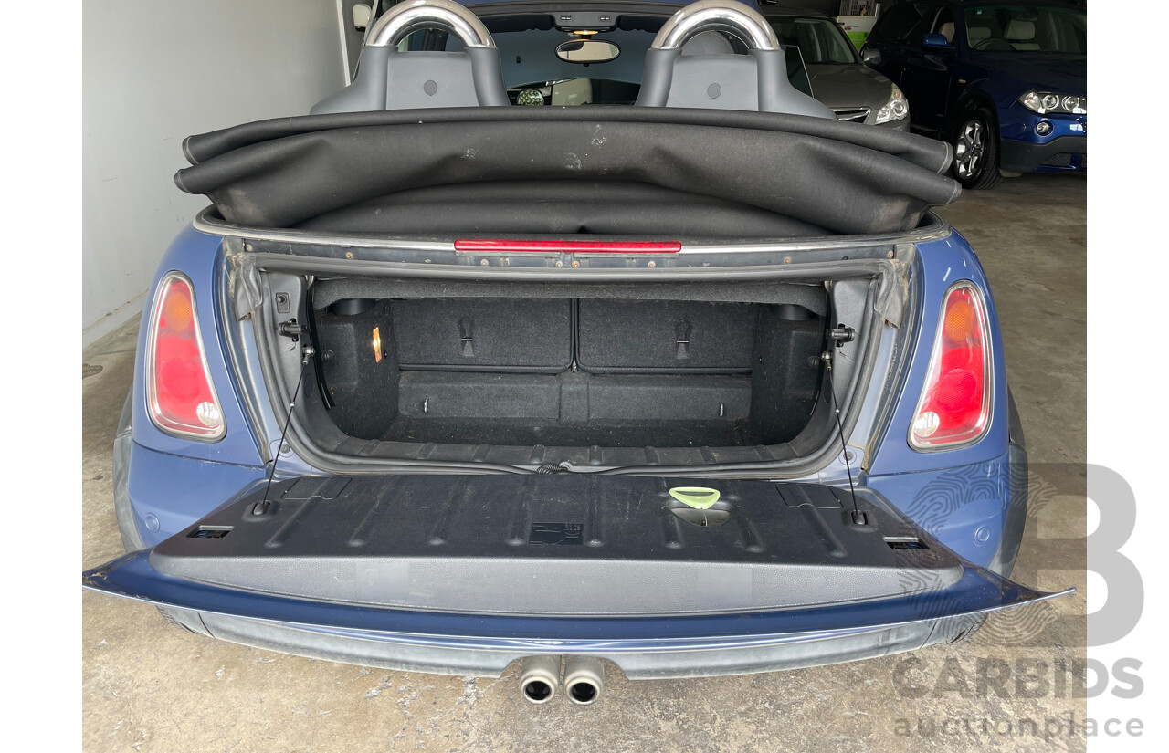 2/2006 Mini Cooper S R50 2d Cabriolet Cool Blue Metallic 1.6L