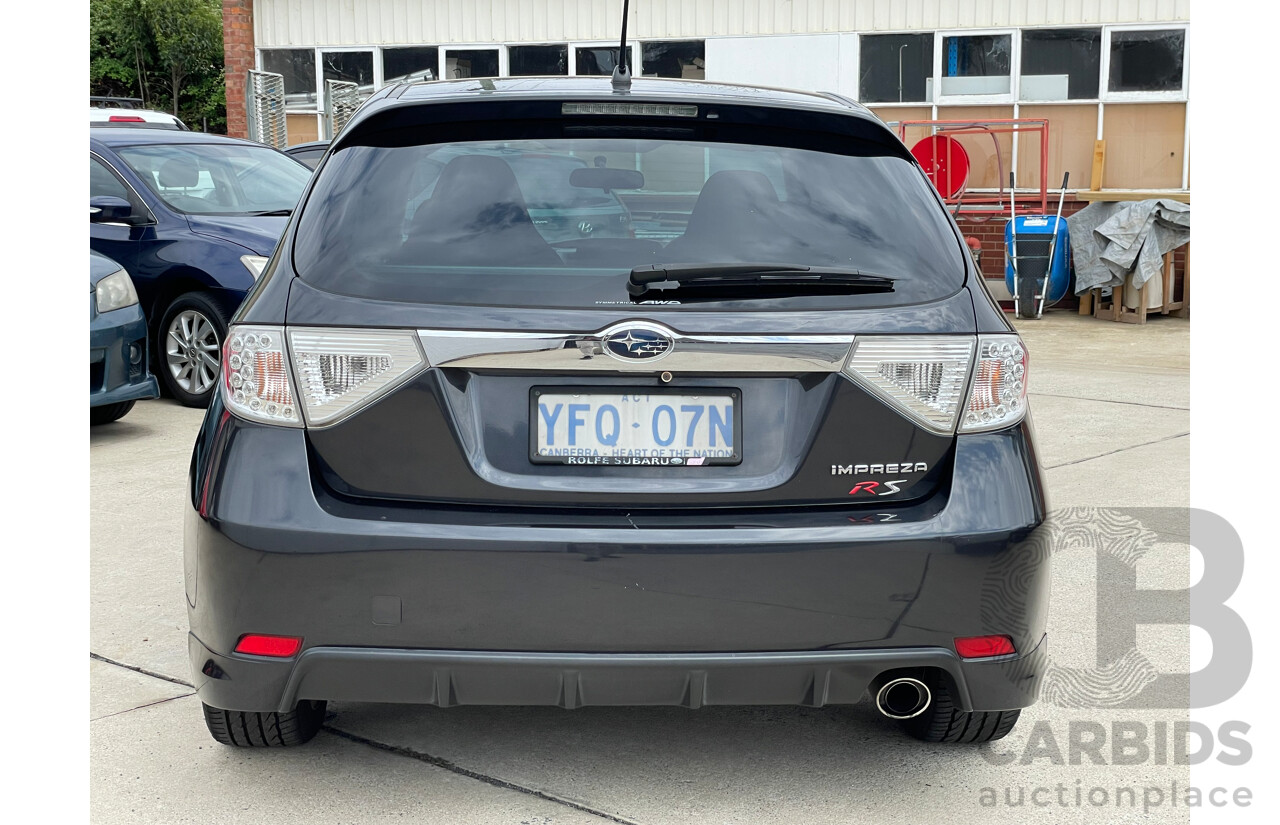 1/2009 Subaru Impreza RS (awd) MY09 5d Hatchback Grey 2.0L