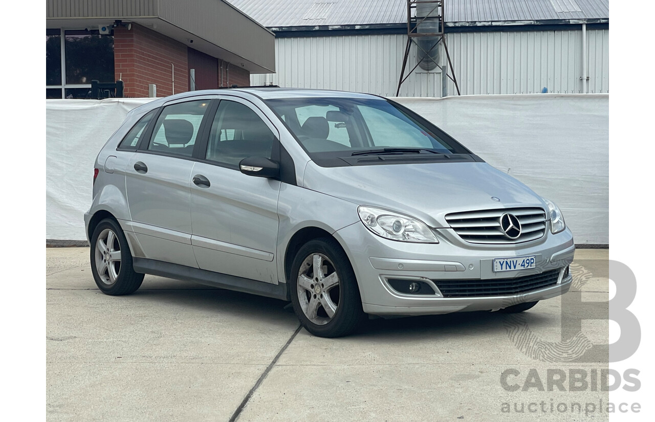 1/2008 Mercedes-Benz B200  245 08 UPGRADE 5d Hatchback Silver 2.0L