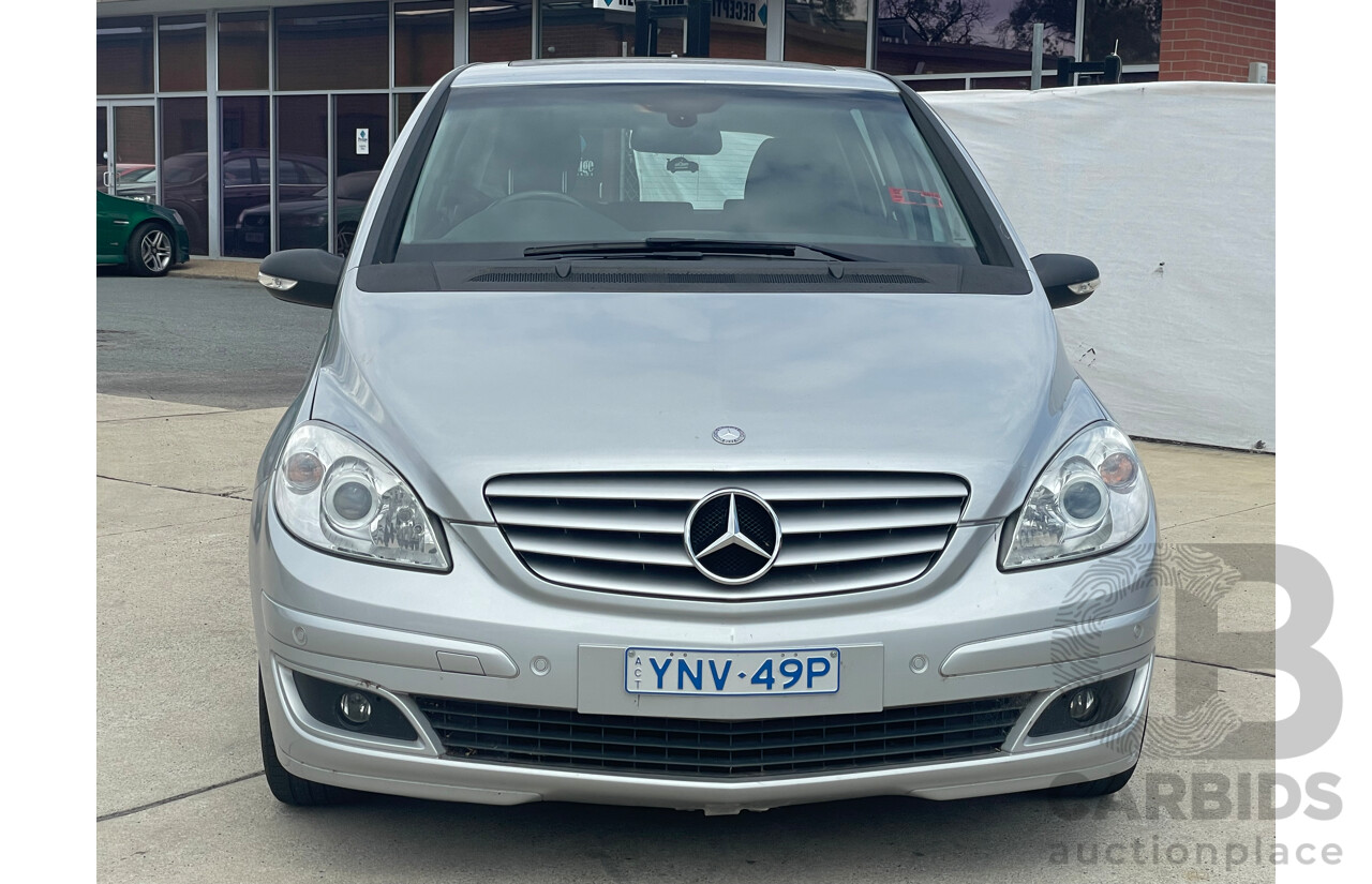1/2008 Mercedes-Benz B200  245 08 UPGRADE 5d Hatchback Silver 2.0L