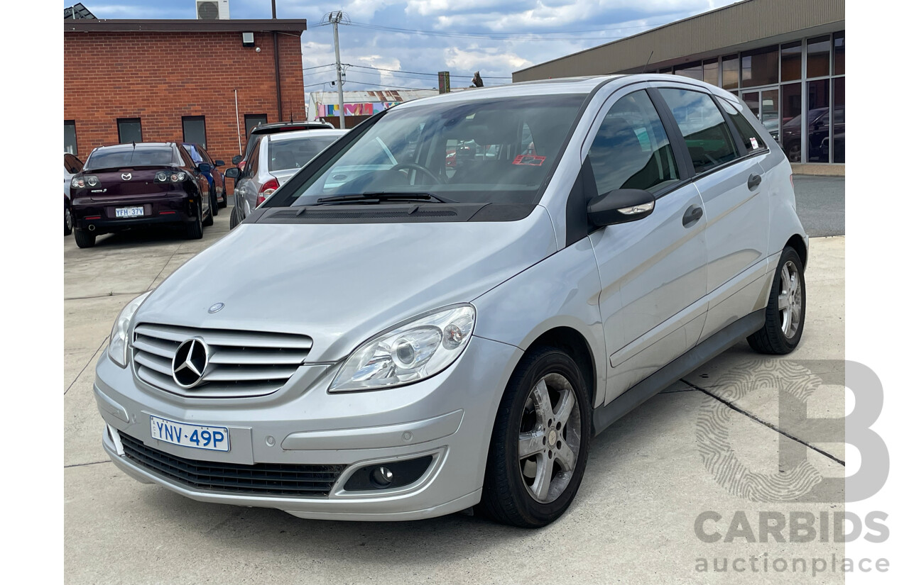 1/2008 Mercedes-Benz B200  245 08 UPGRADE 5d Hatchback Silver 2.0L